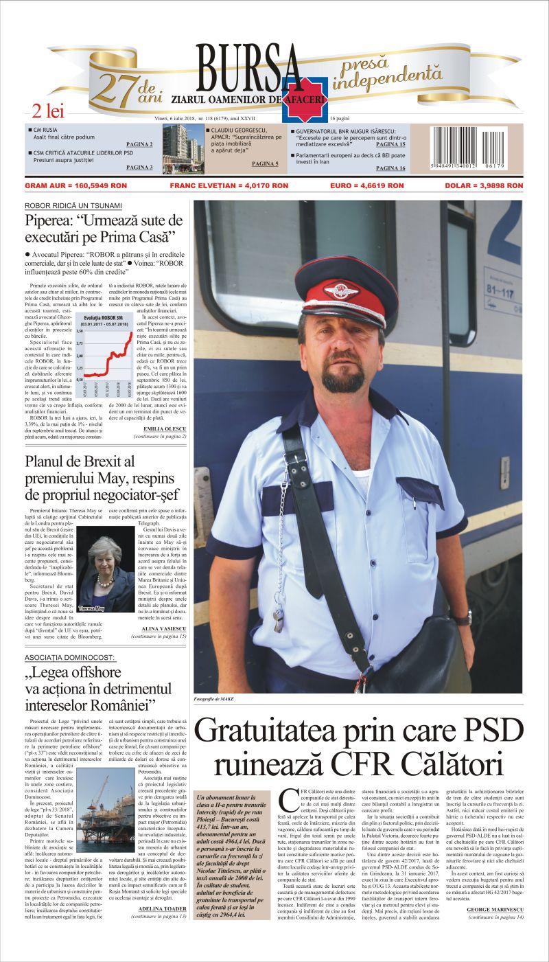 Ediţia din 27.07.2026
