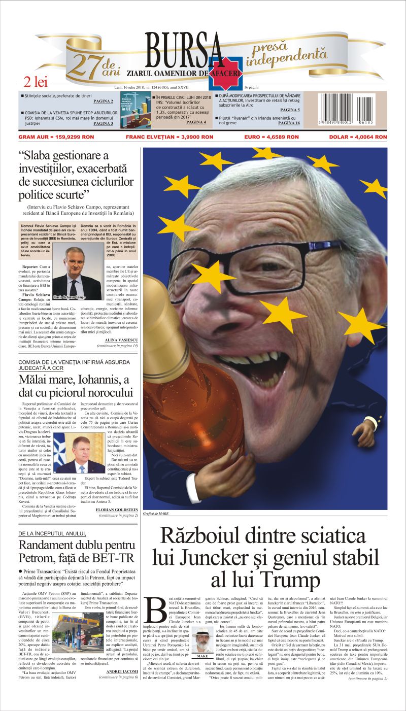 Ediţia din 16.07.2018