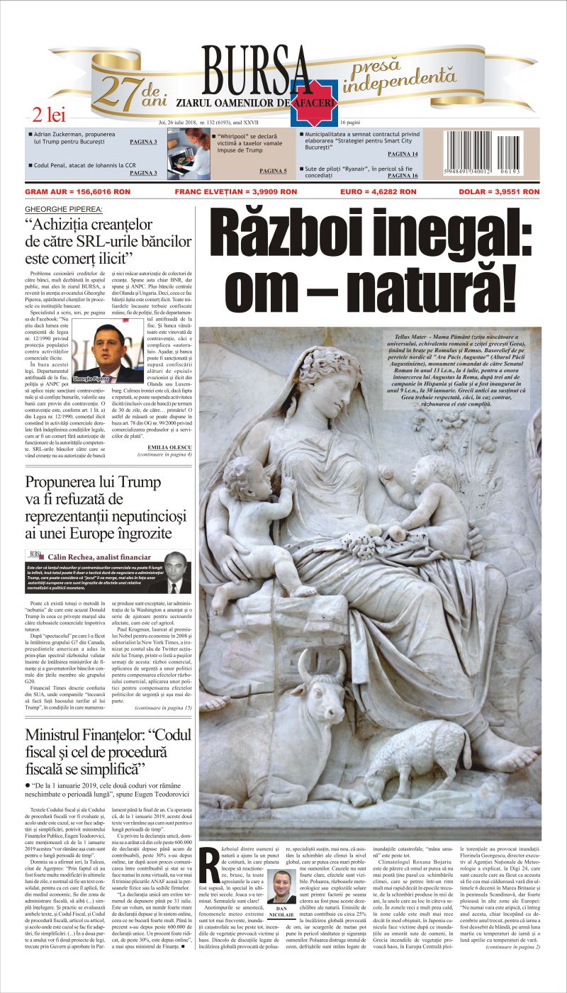 Ediţia din 26.07.2018