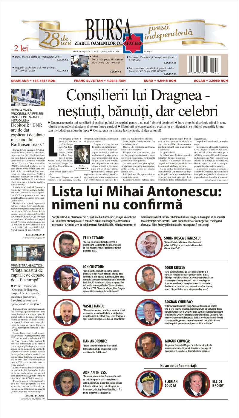 Ediţia din 01.05.2025