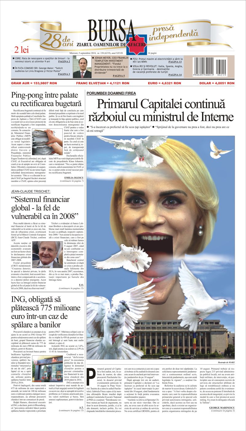 Ediţia din 05.09.2018