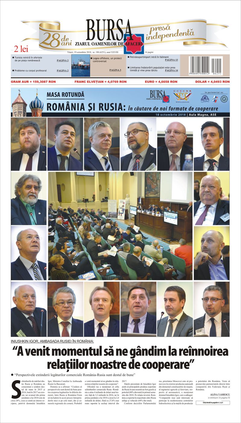 Ediţia din 19.10.2018