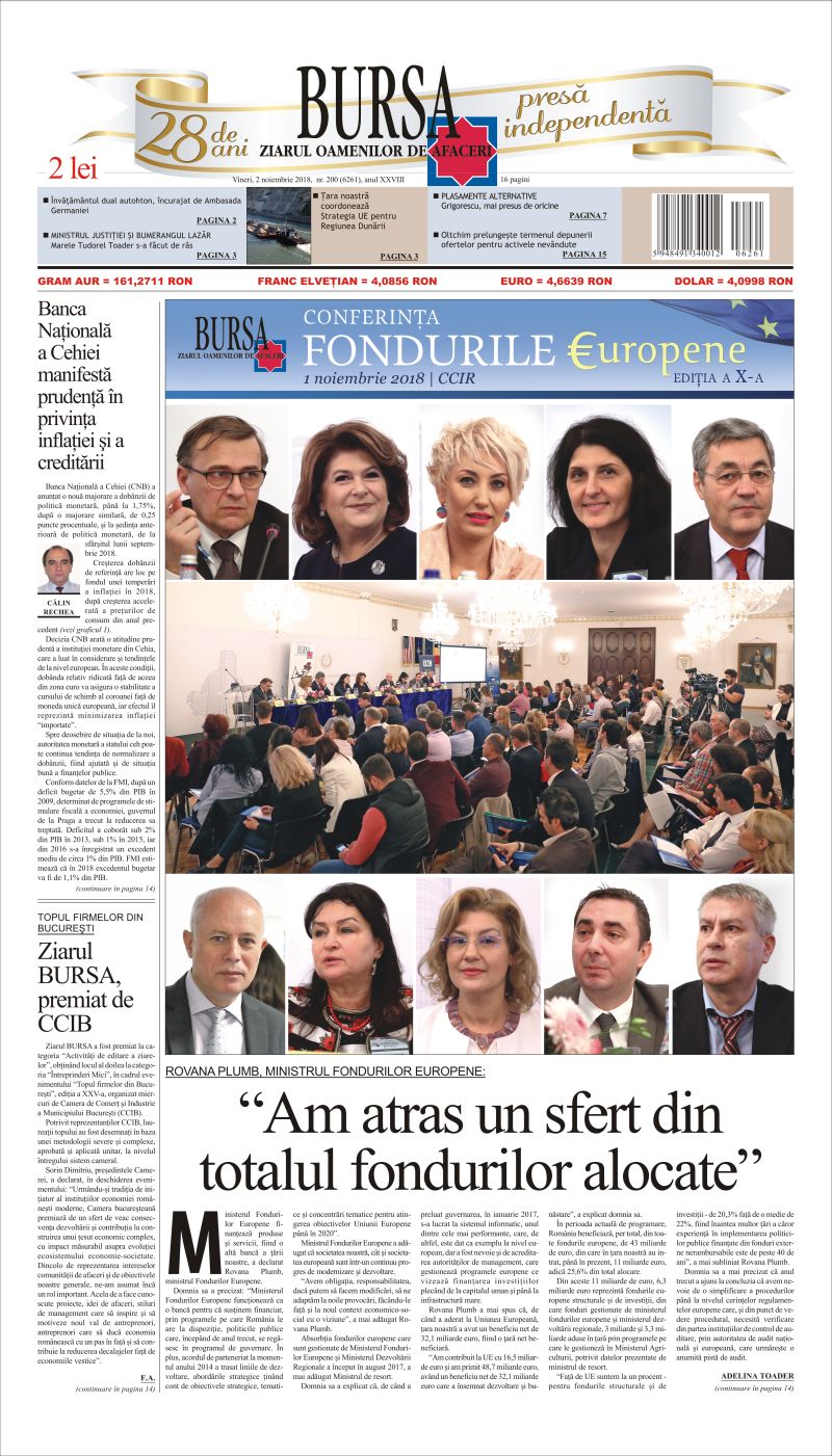 Ediţia din 02.11.2018