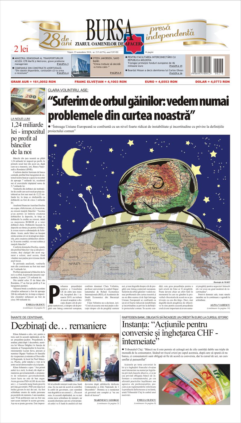 Ediţia din 23.11.2018