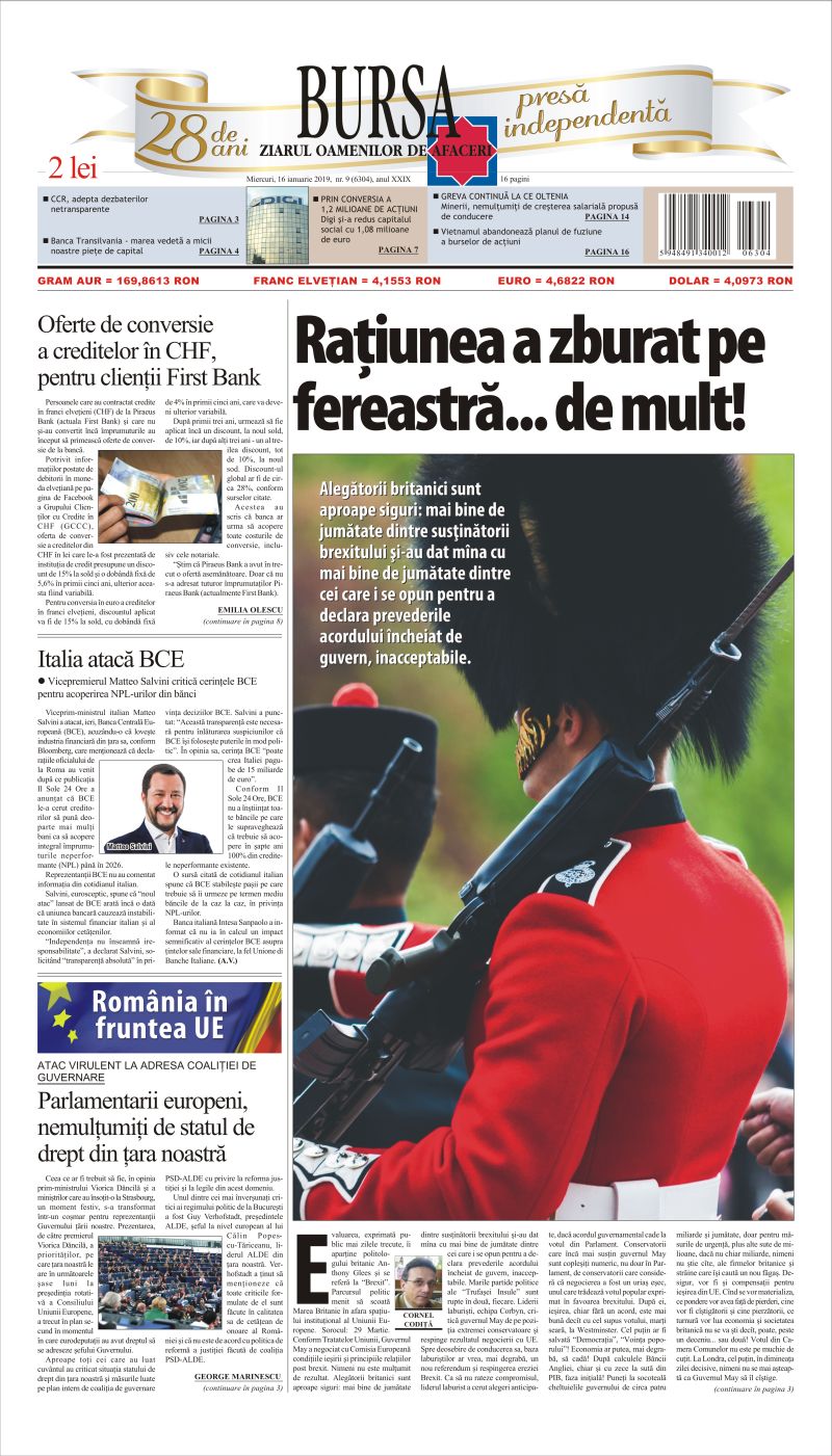 Ediţia din 01.05.2025