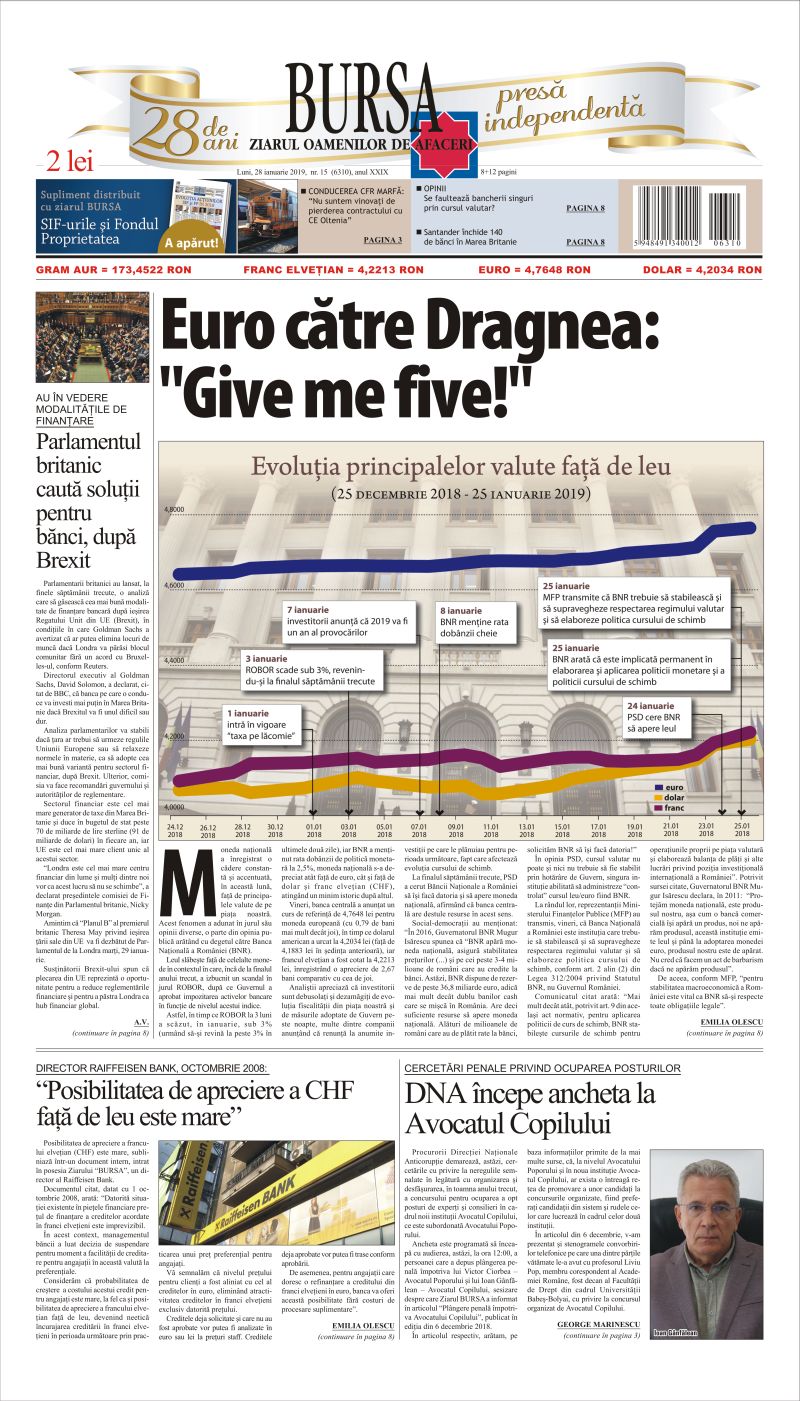 Ediţia din 28.01.2019