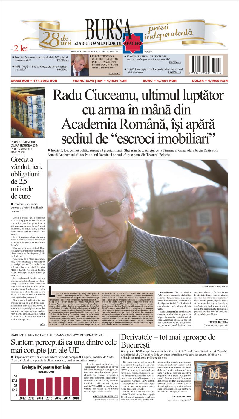Ediţia din 30.01.2019