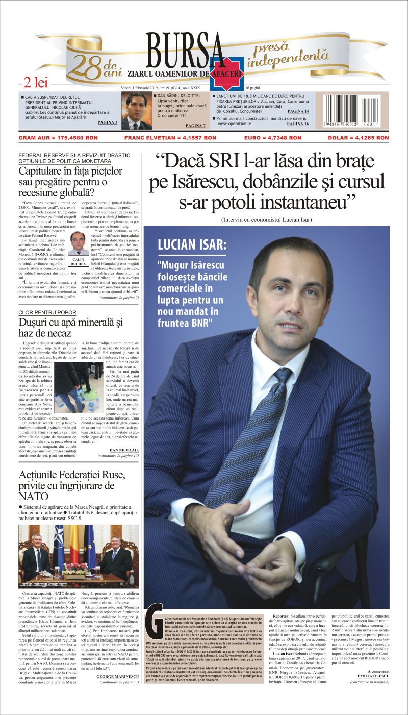 Ediţia din 01.02.2019