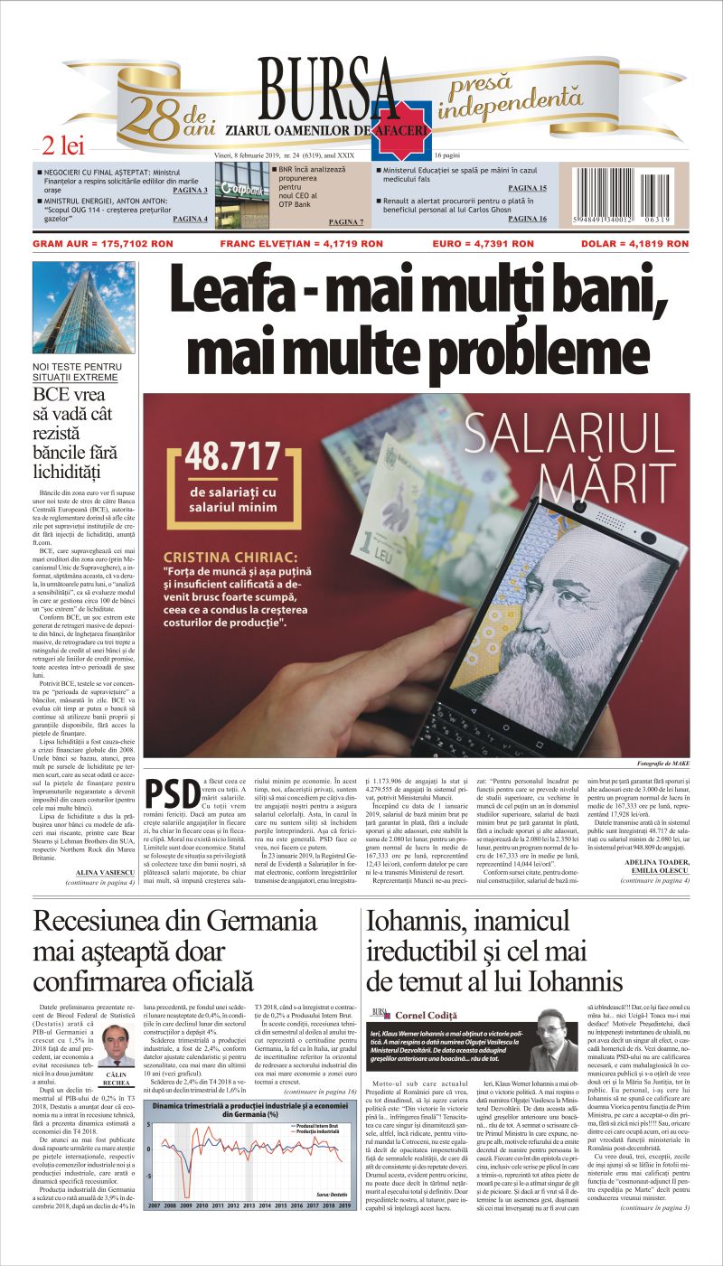 Ediţia din 08.02.2019