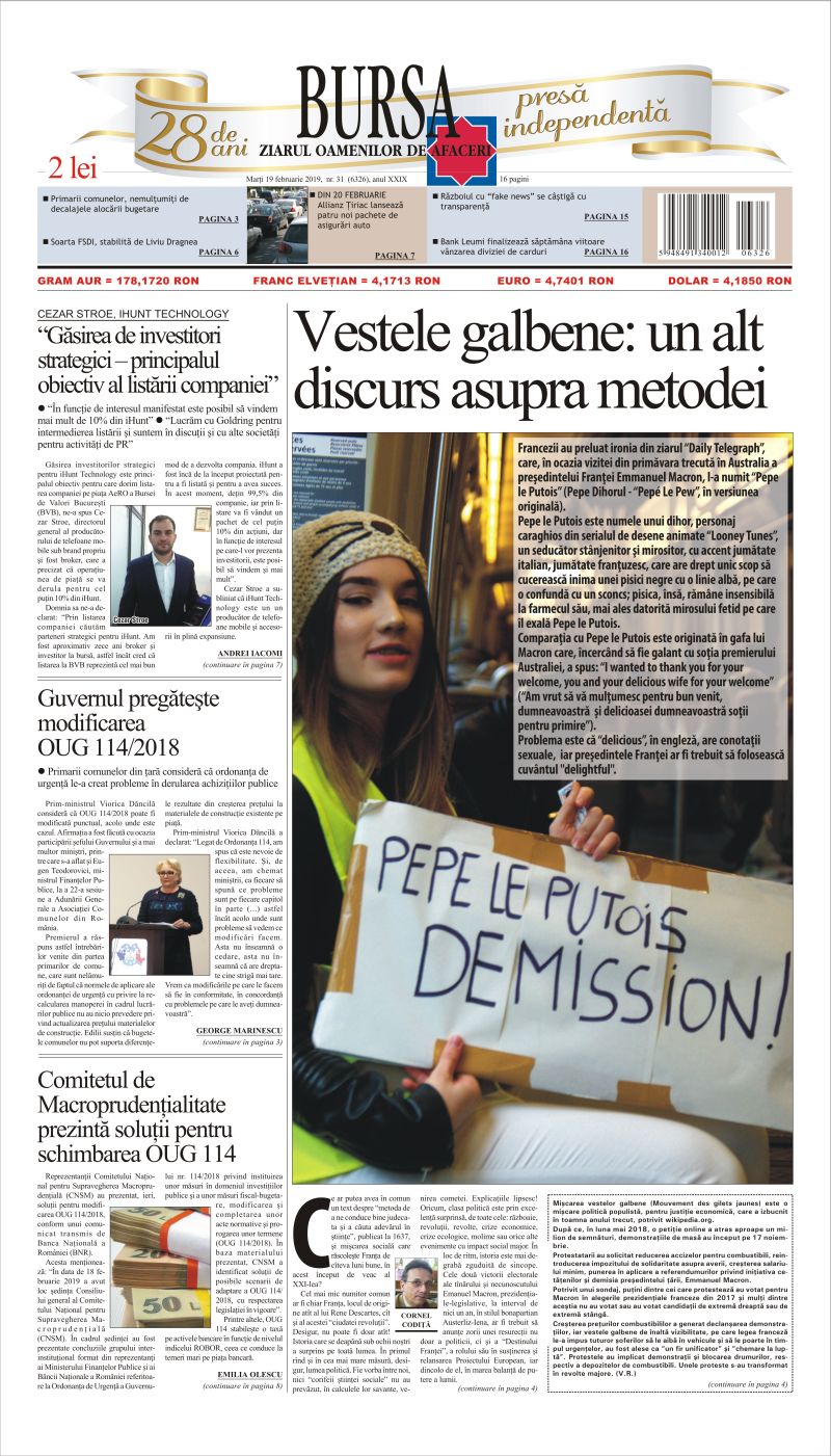 Ediţia din 01.05.2025