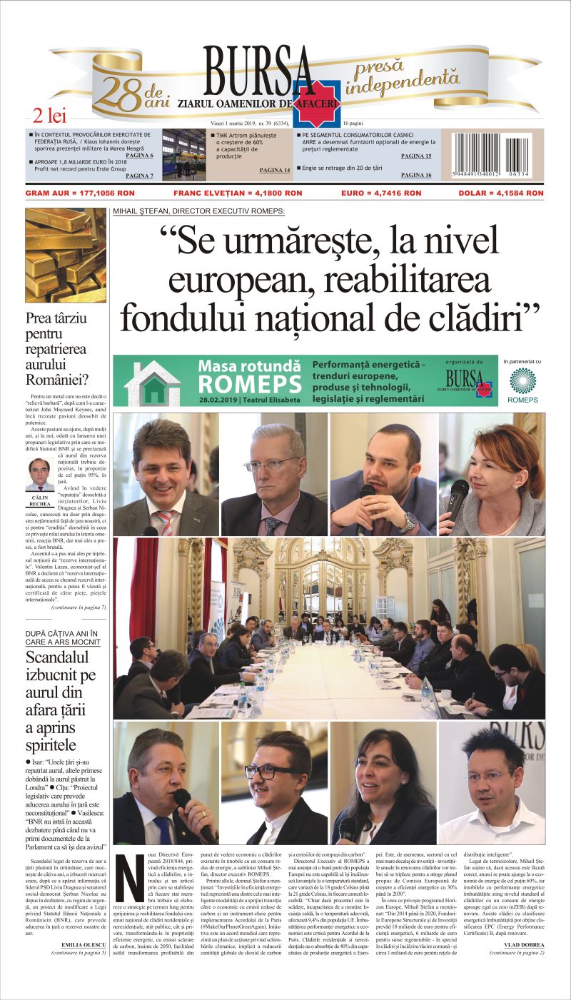 Ediţia din 01.03.2019