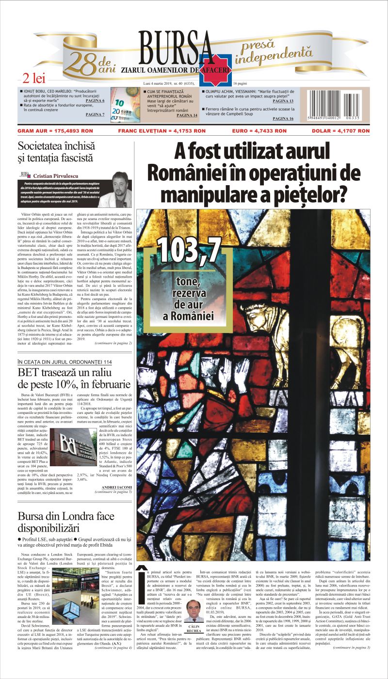 Ediţia din 01.05.2025