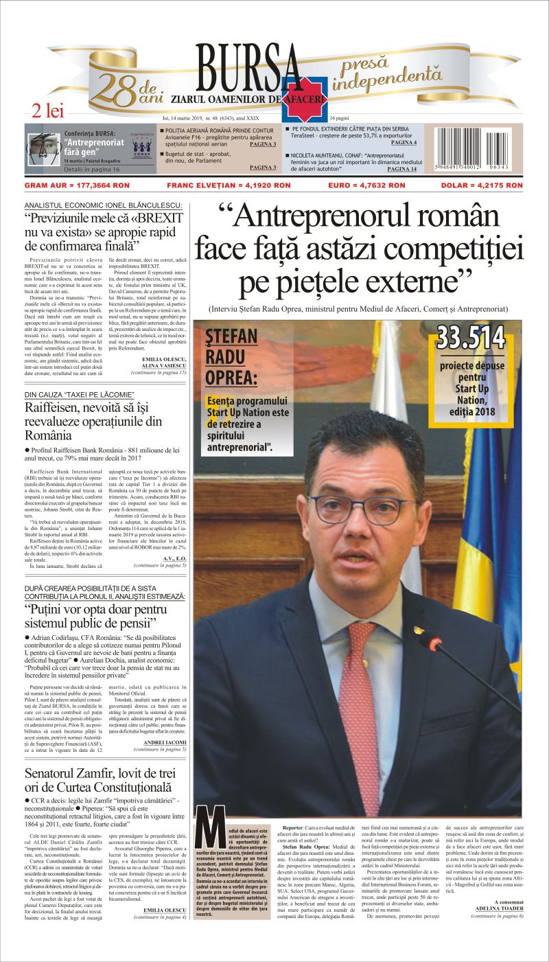 Ediţia din 01.05.2025