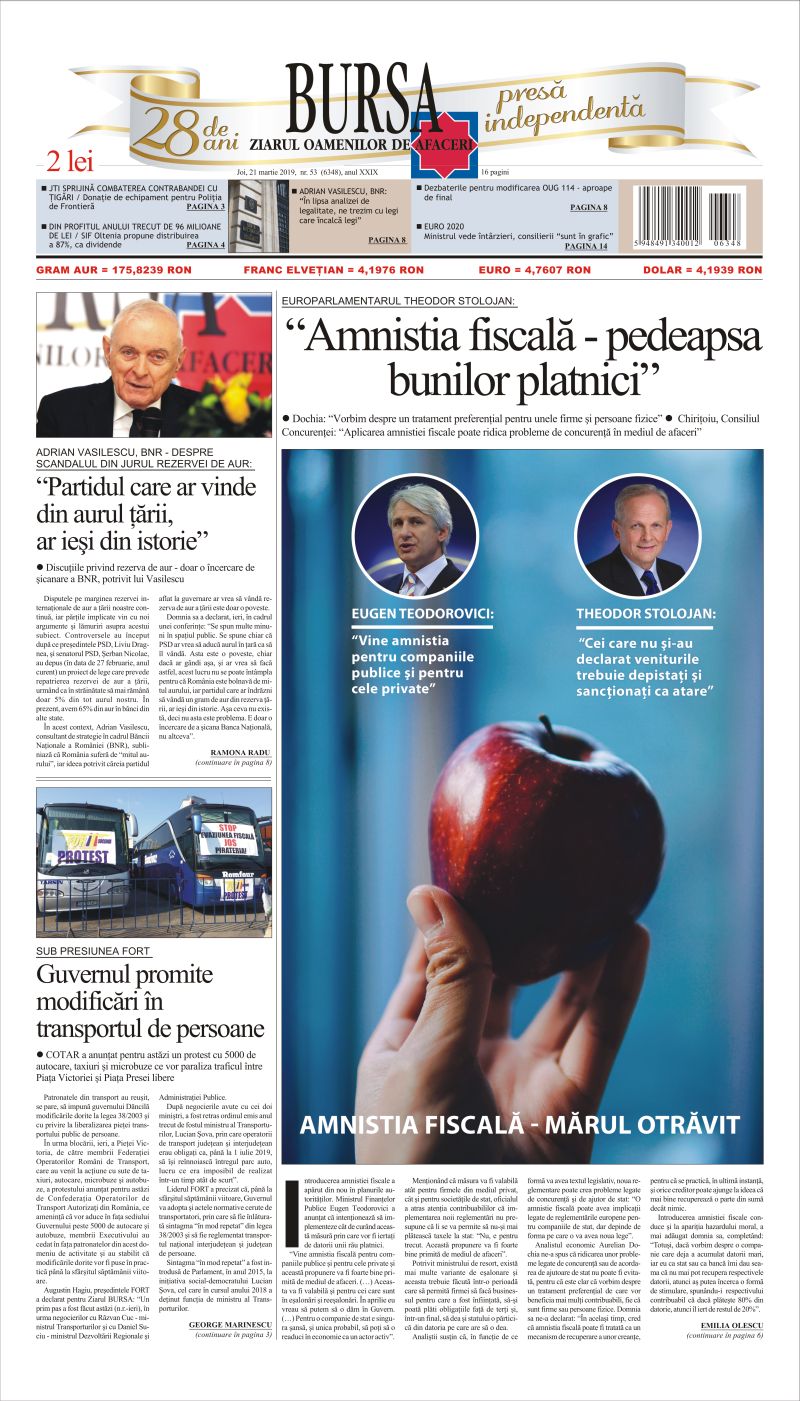 Ediţia din 01.05.2025