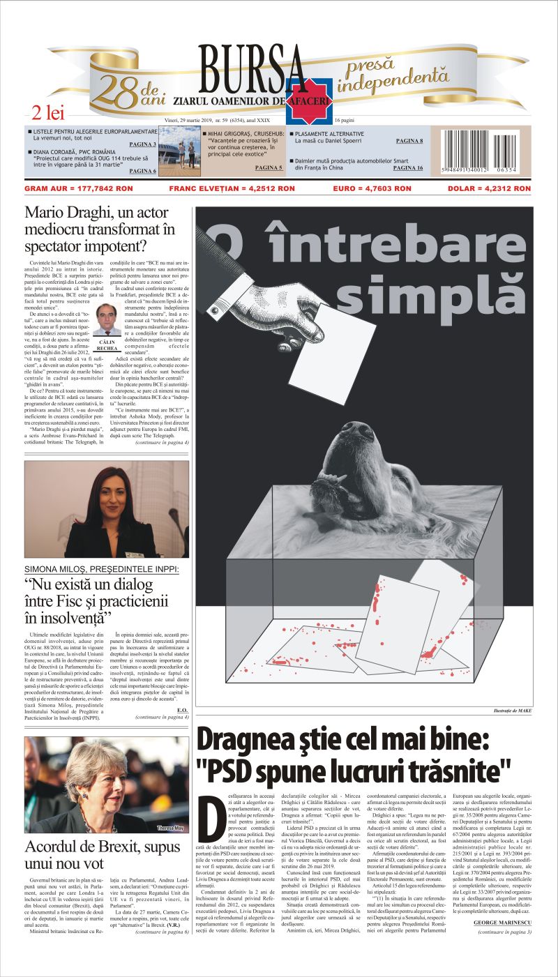 Ediţia din 29.03.2019