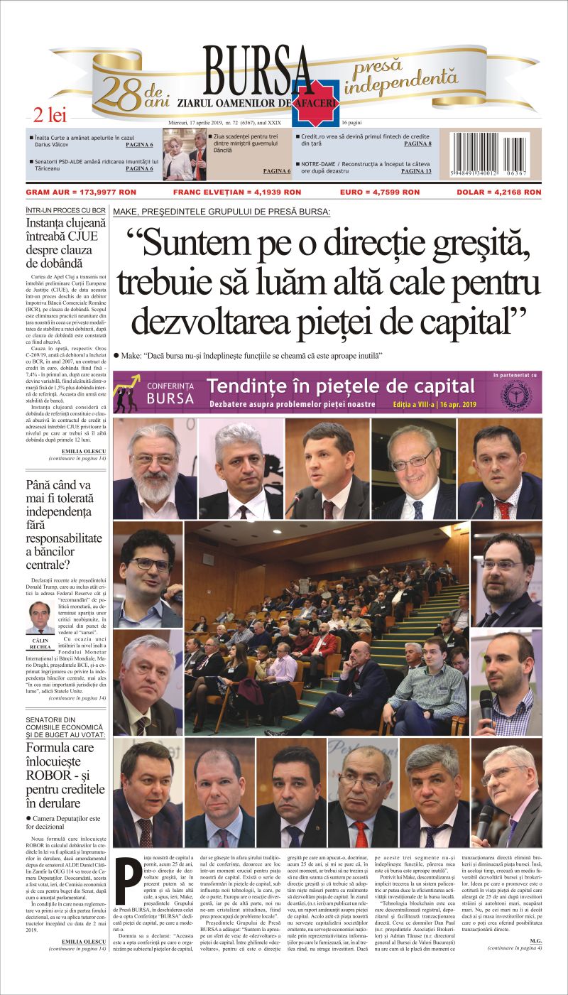 Ediţia din 01.05.2025