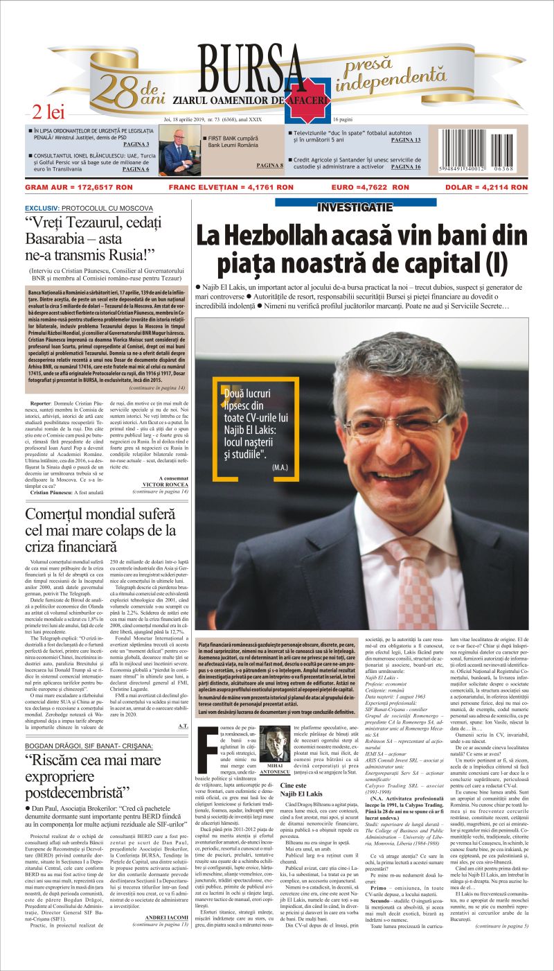 Ediţia din 01.05.2025