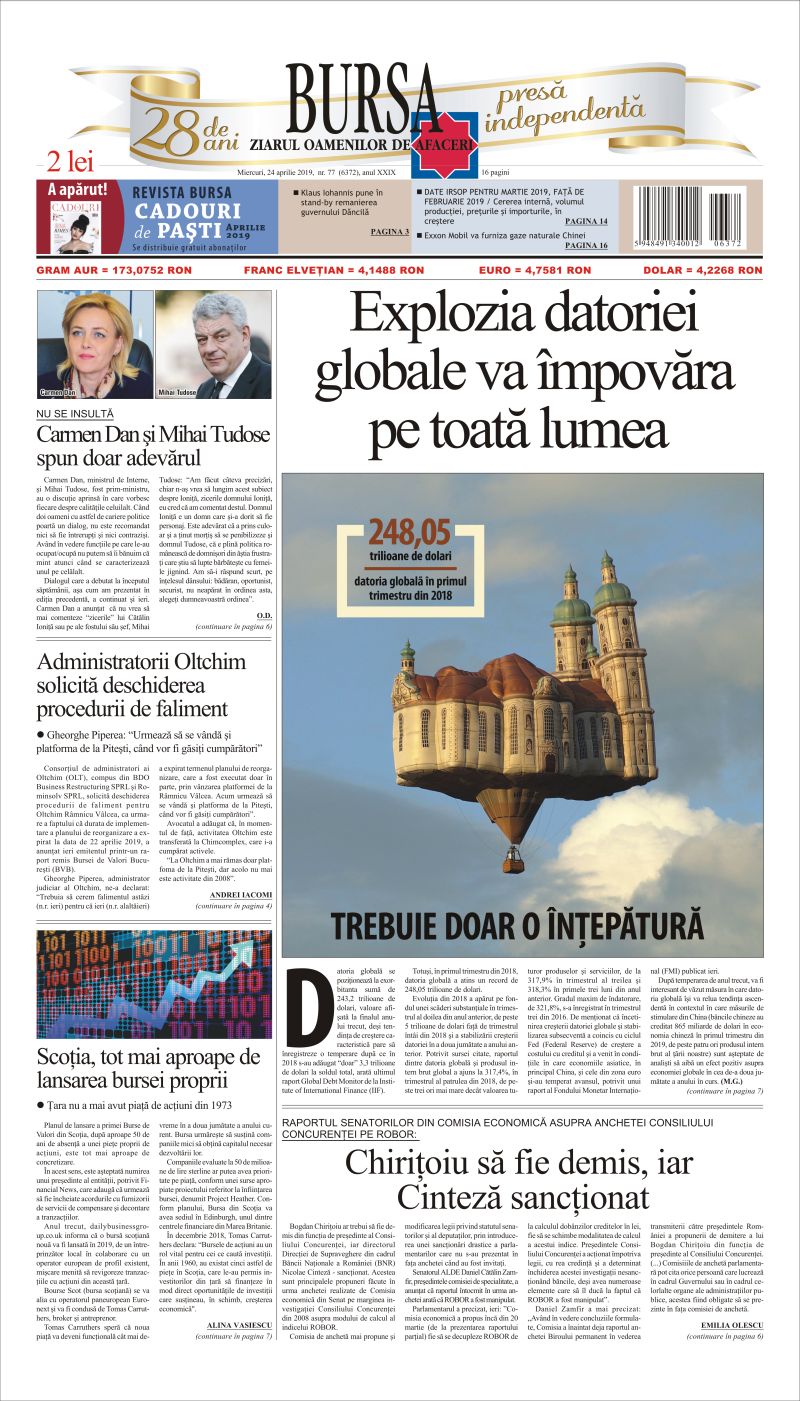 Ediţia din 24.04.2019