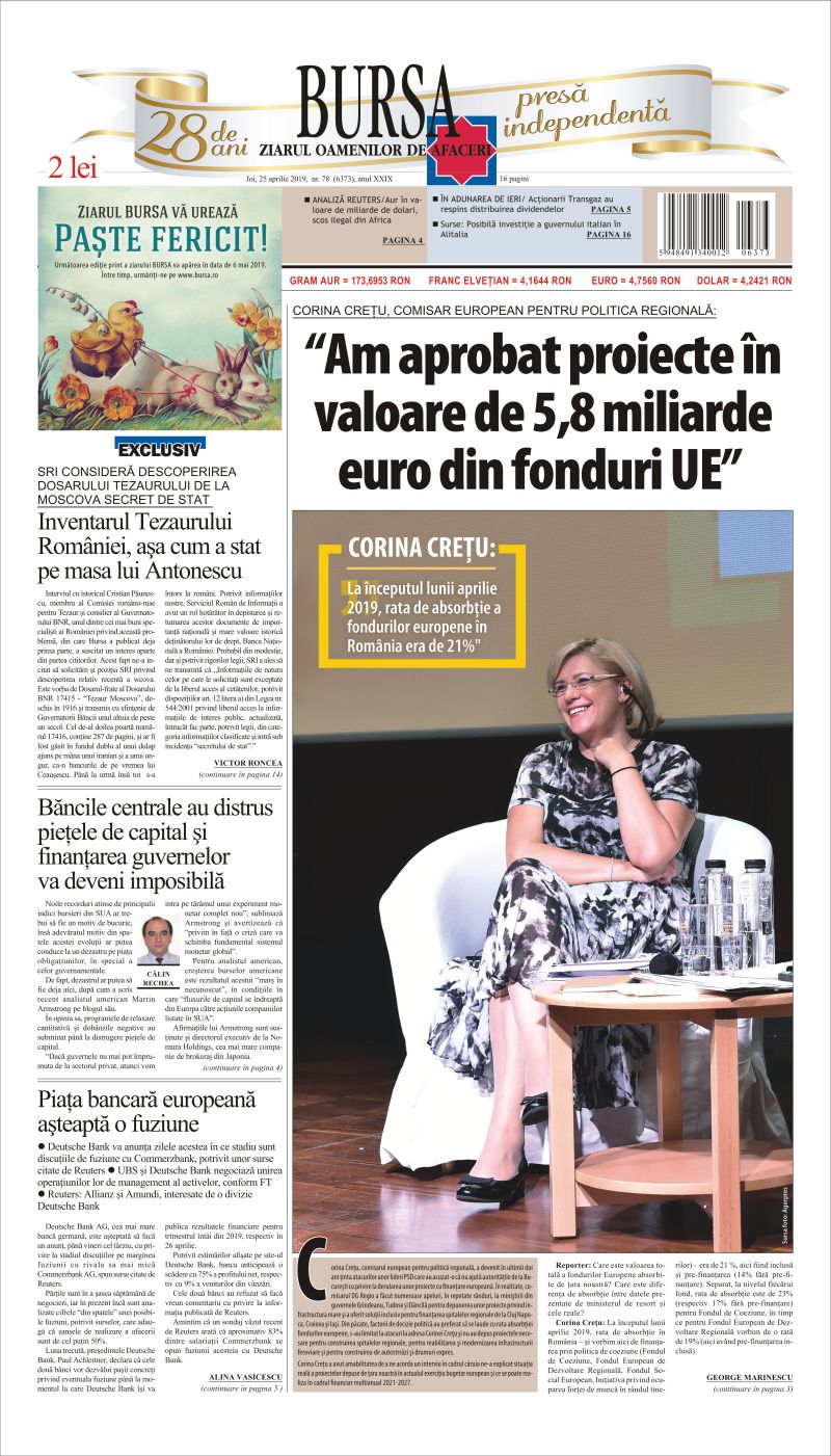 Ediţia din 01.05.2025