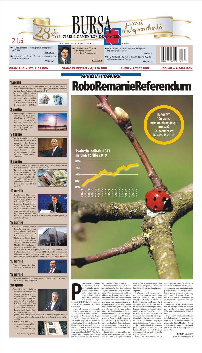 Ediţia din 01.05.2025