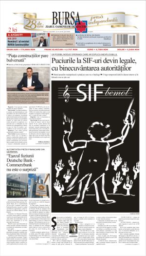 Prima pagină 08.05.2019