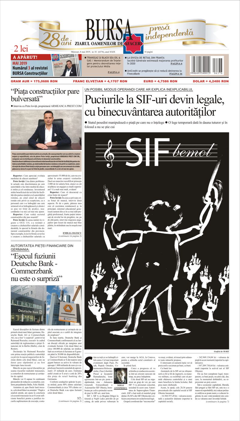 Ediţia din 01.05.2025