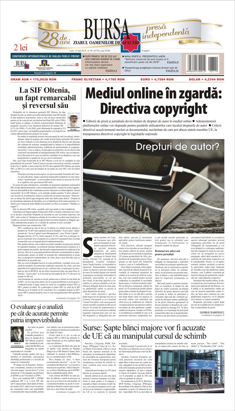 Ediţia din 01.05.2025