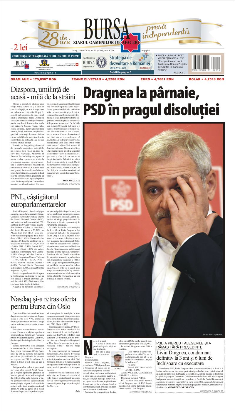 Ediţia din 28.05.2019