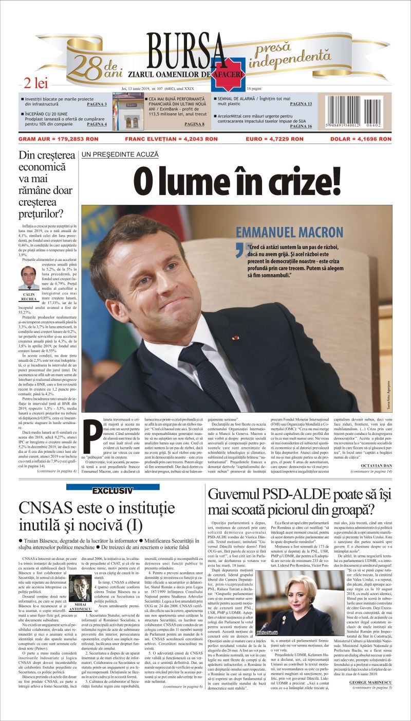 Ediţia din 01.05.2025
