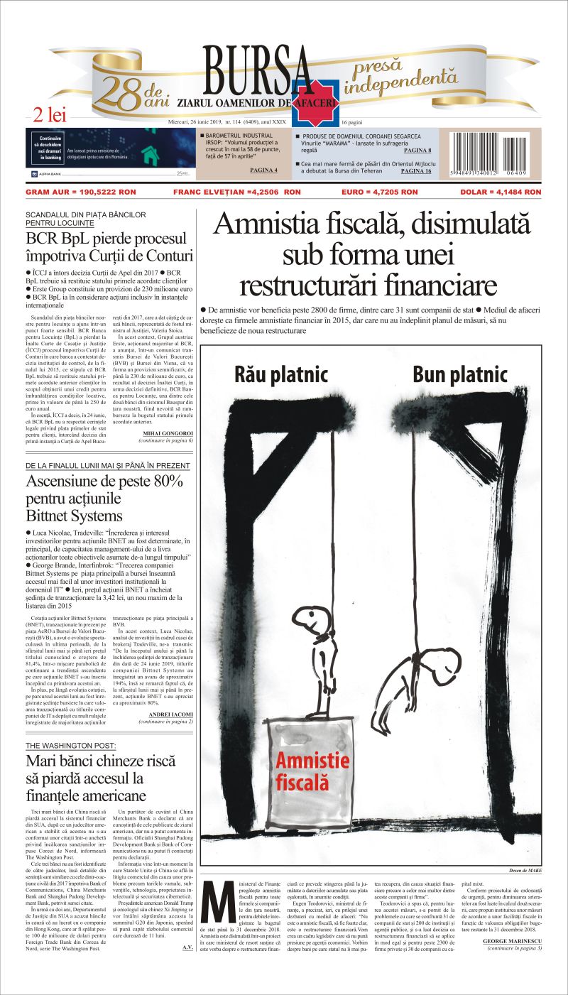 Ediţia din 26.06.2019