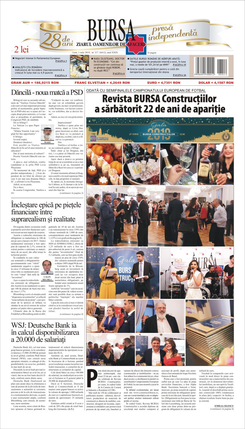 Ediţia din 01.05.2025