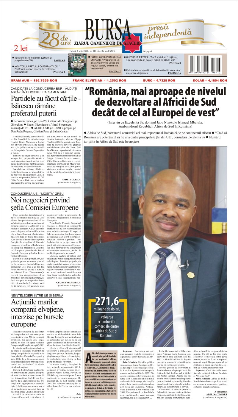 Ediţia din 01.05.2025