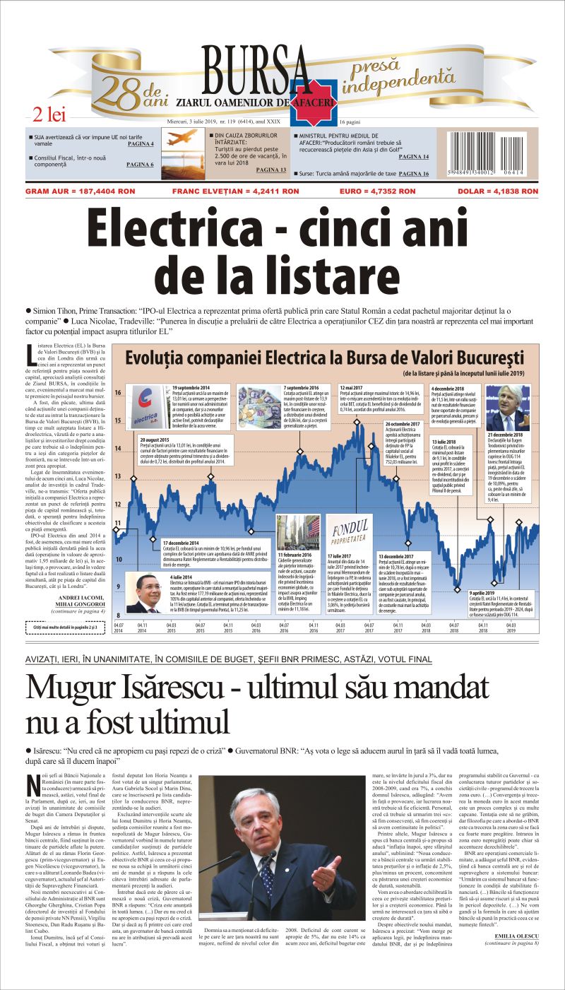 Ediţia din 01.05.2025