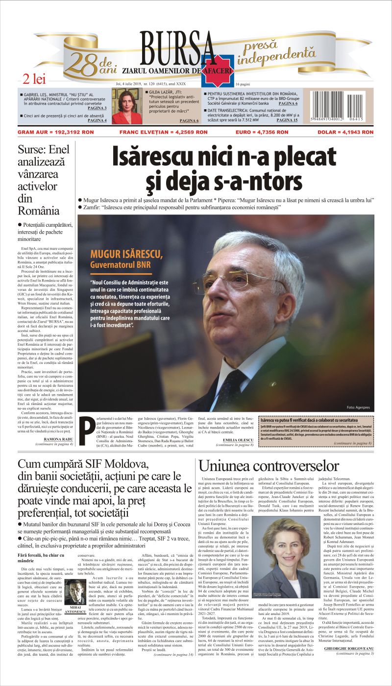 Ediţia din 01.05.2025