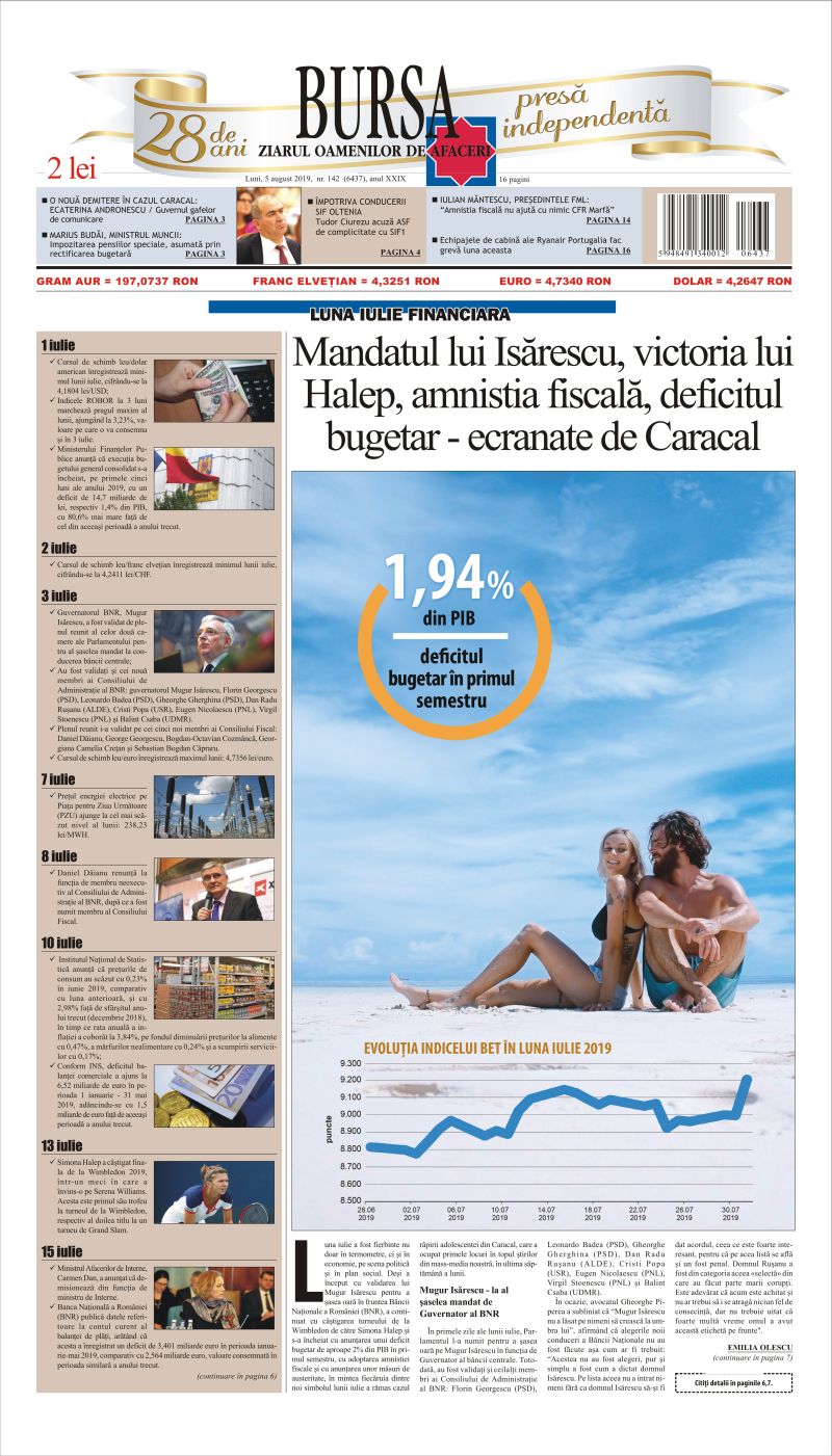 Ediţia din 27.07.2026