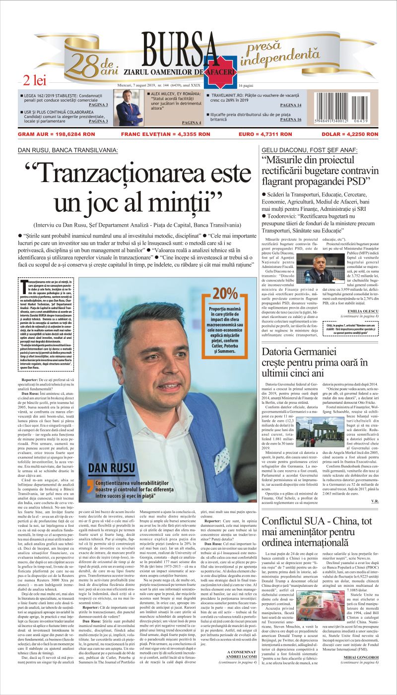 Ediţia din 07.08.2019