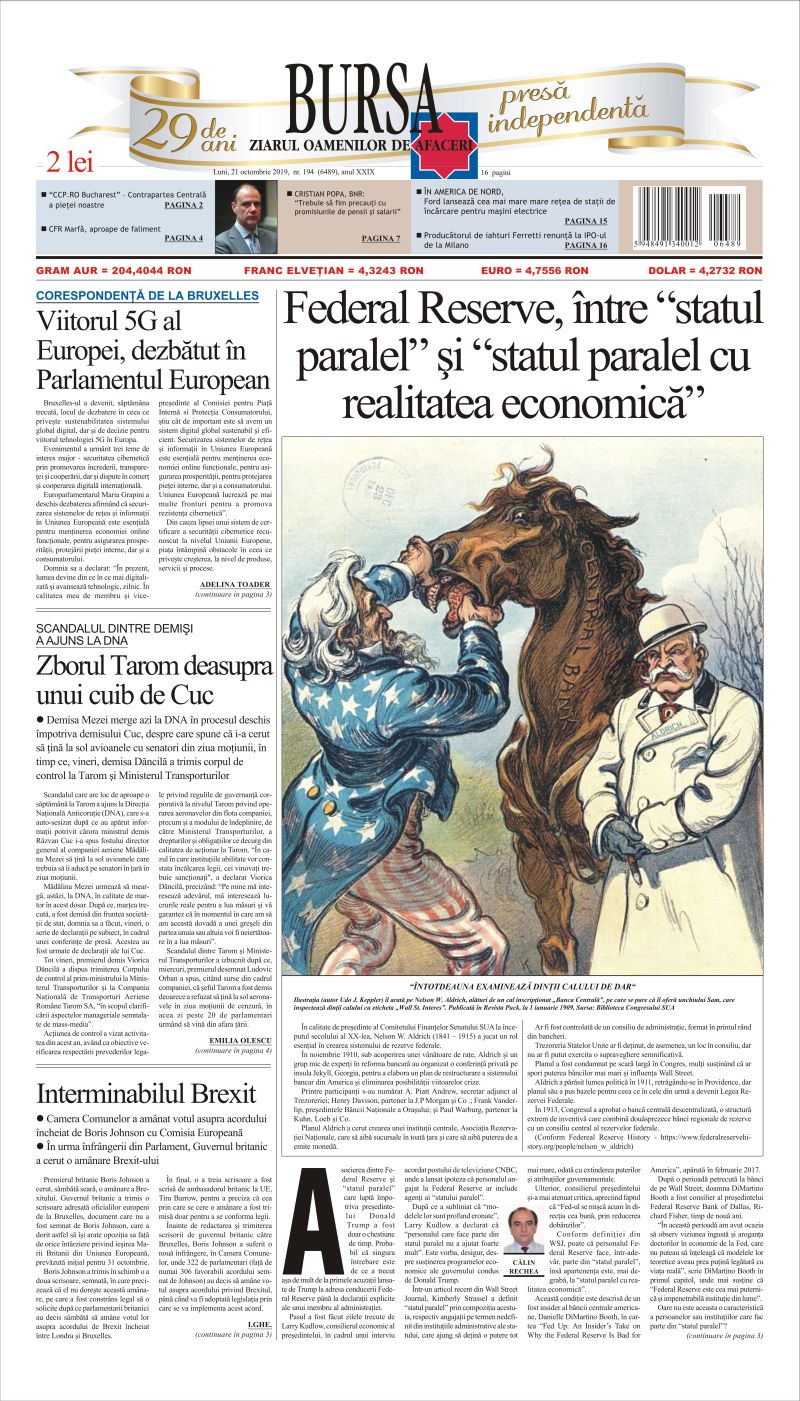 Ediţia din 21.10.2019
