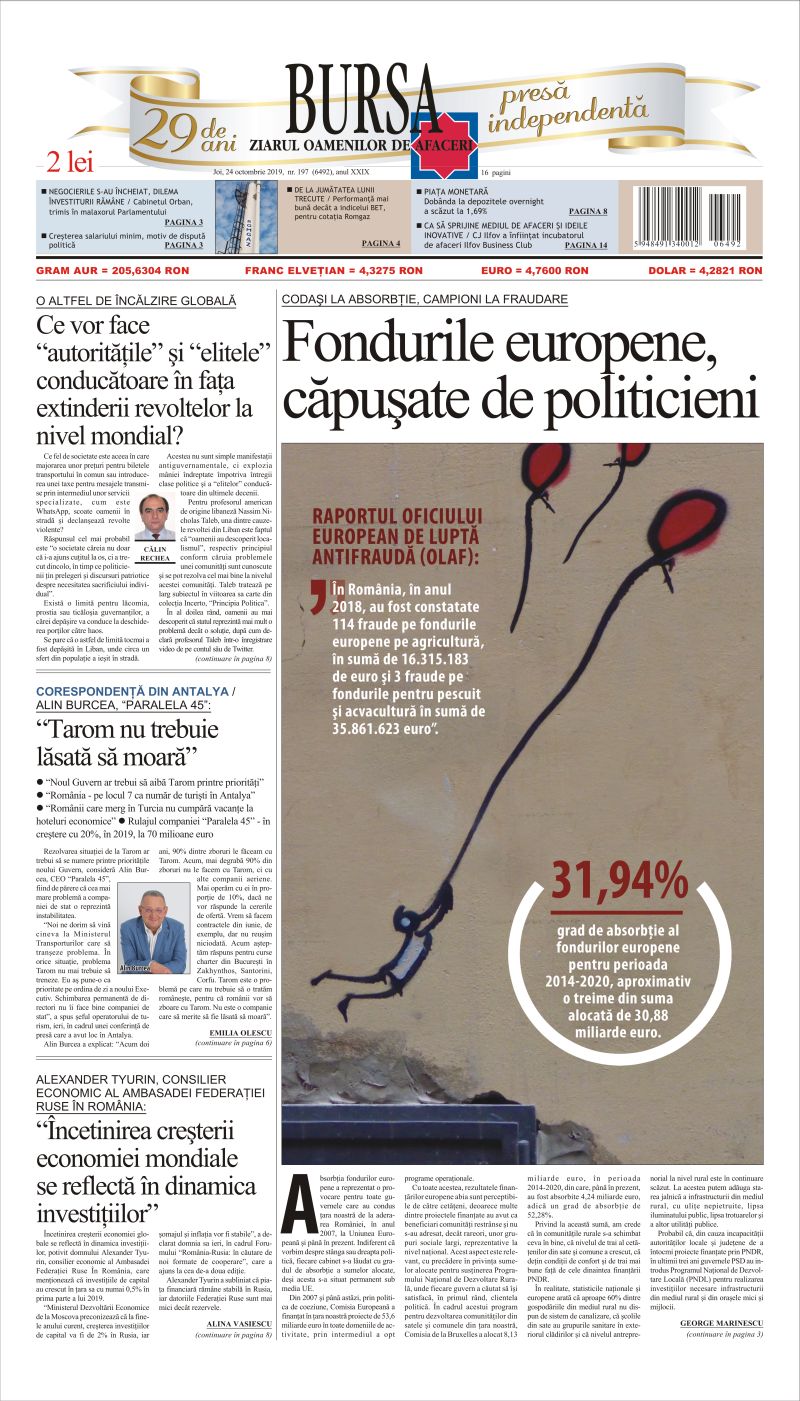 Ediţia din 24.10.2019