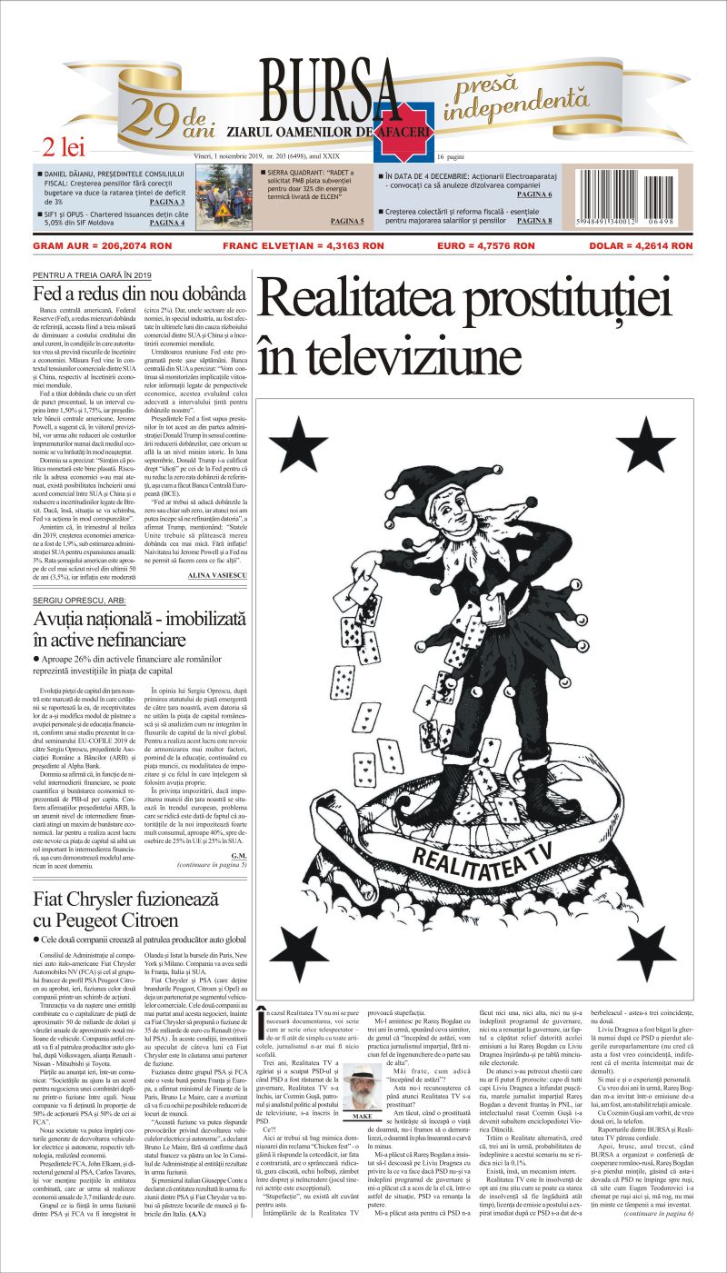 Ediţia din 01.11.2019