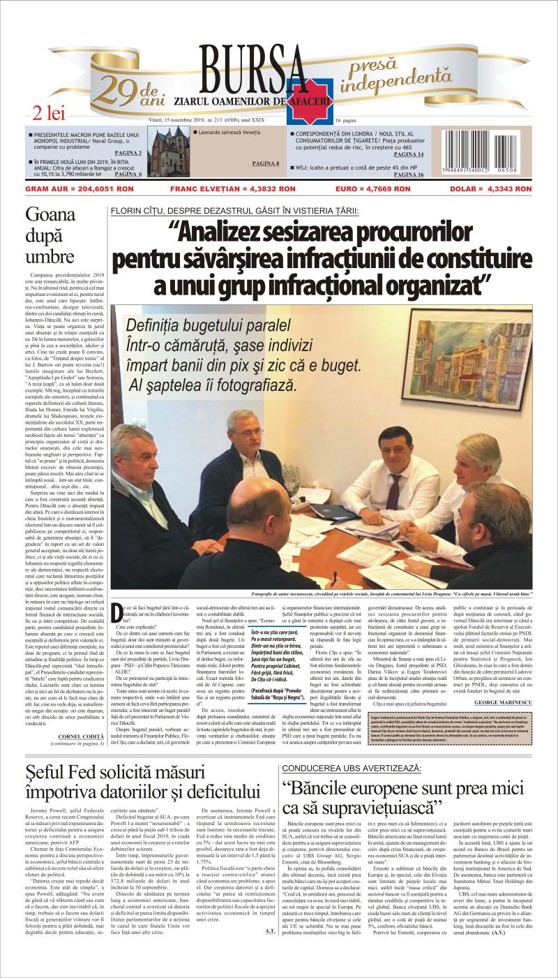 Ediţia din 01.05.2025