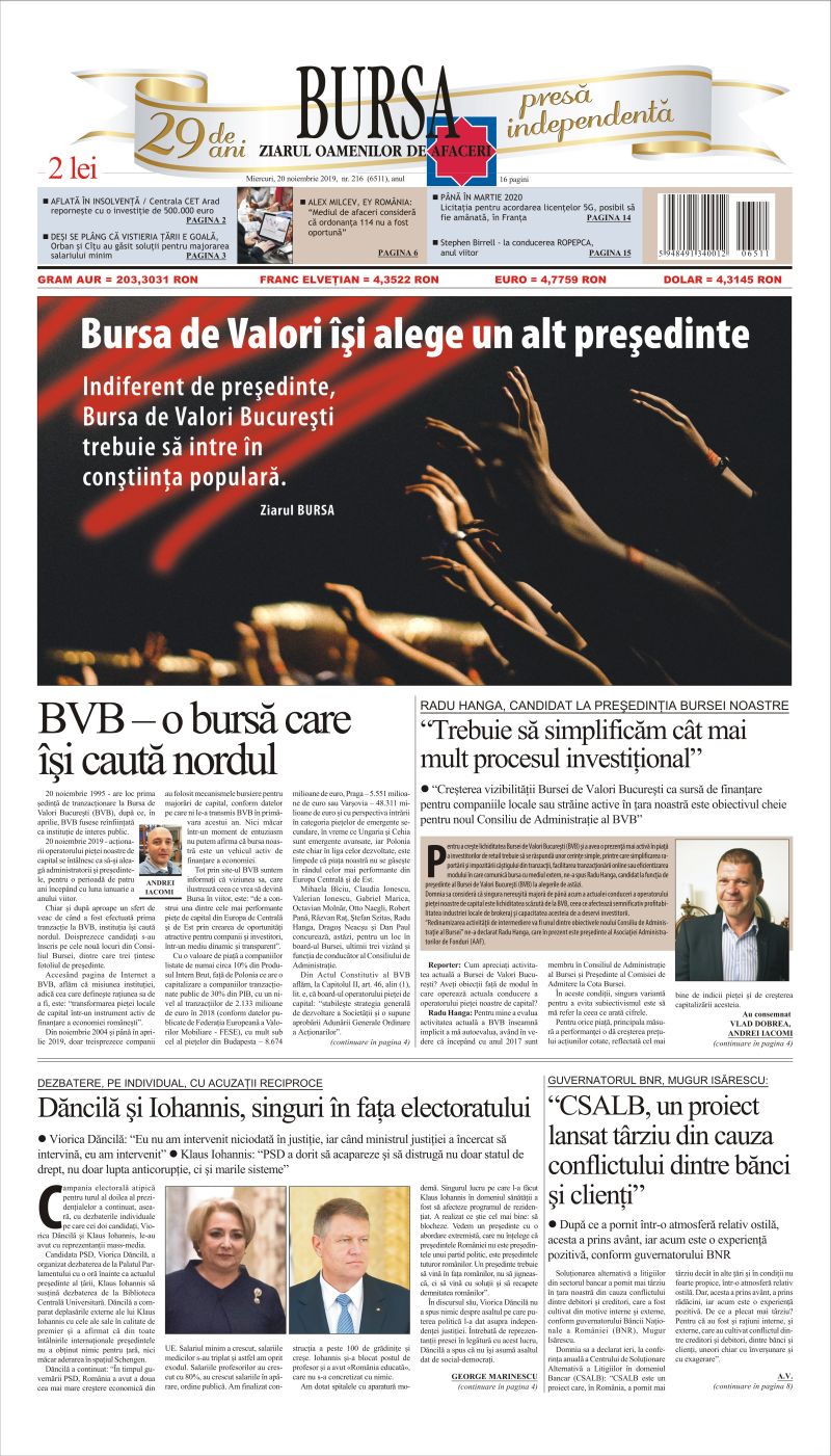 Ediţia din 01.05.2025