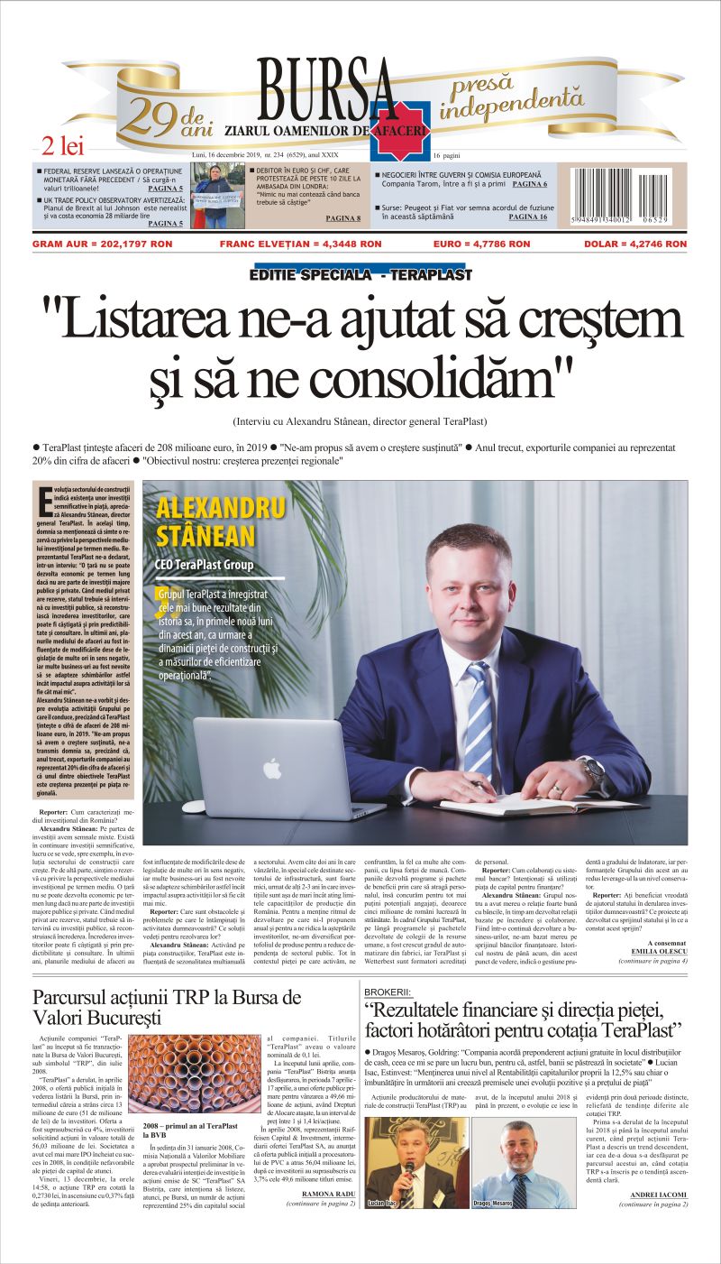 Ediţia din 16.12.2019