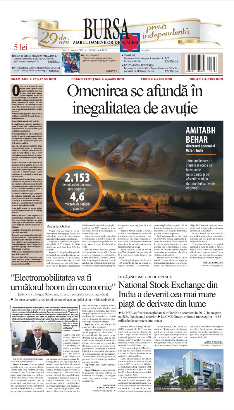 Ediţia din 21.01.2020
