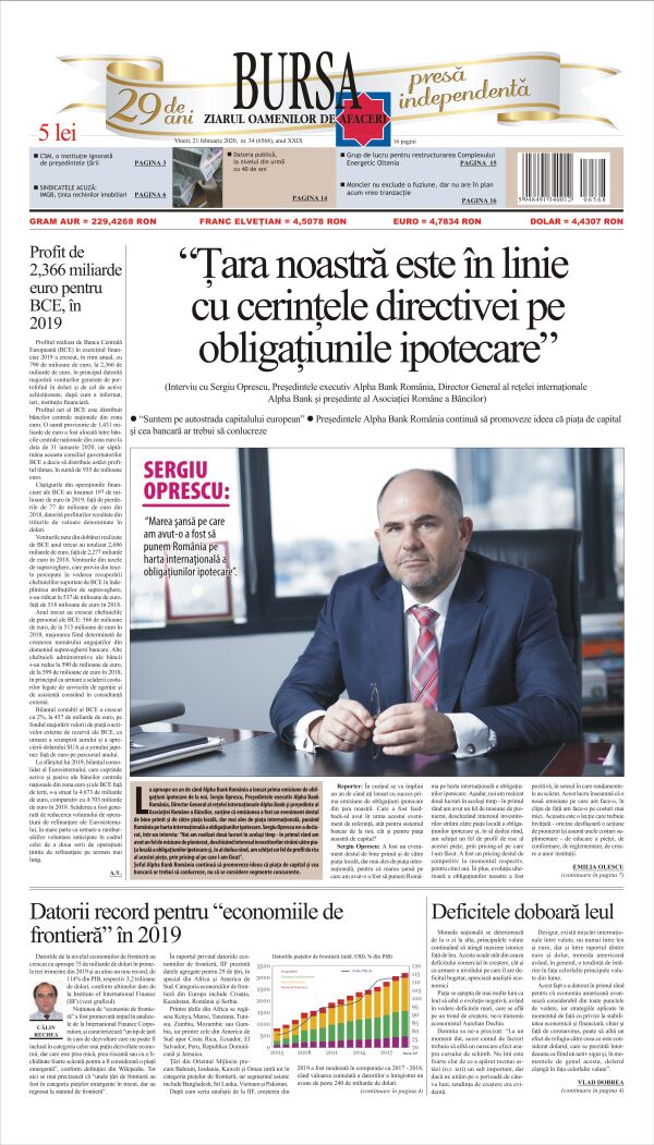 Ediţia din 01.05.2025