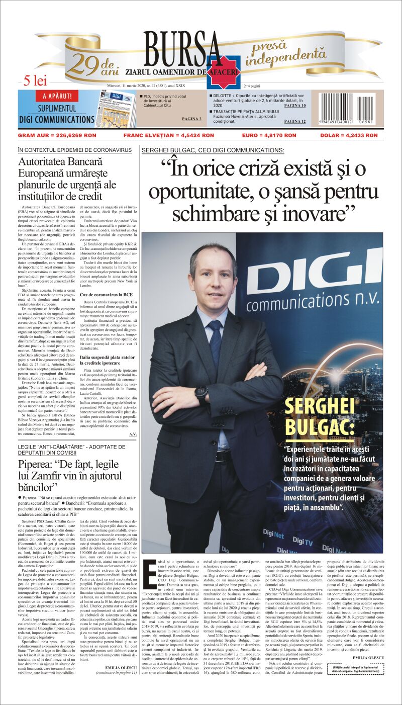 Ediţia din 01.05.2025