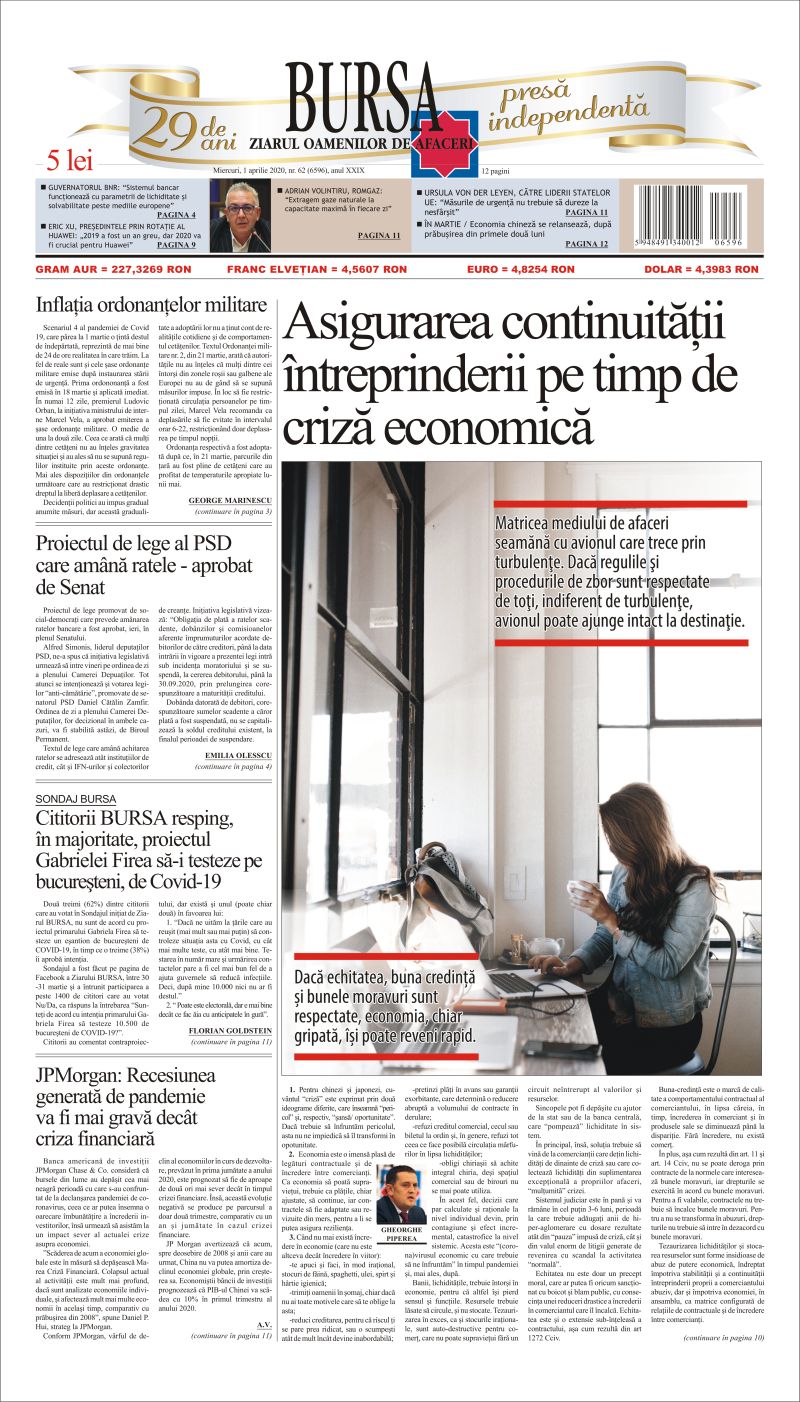Ediţia din 01.05.2025