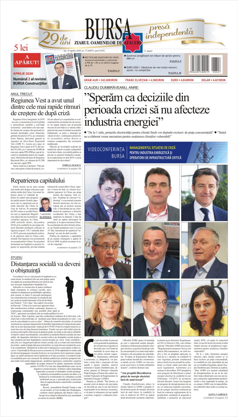 Ediţia din 01.05.2025