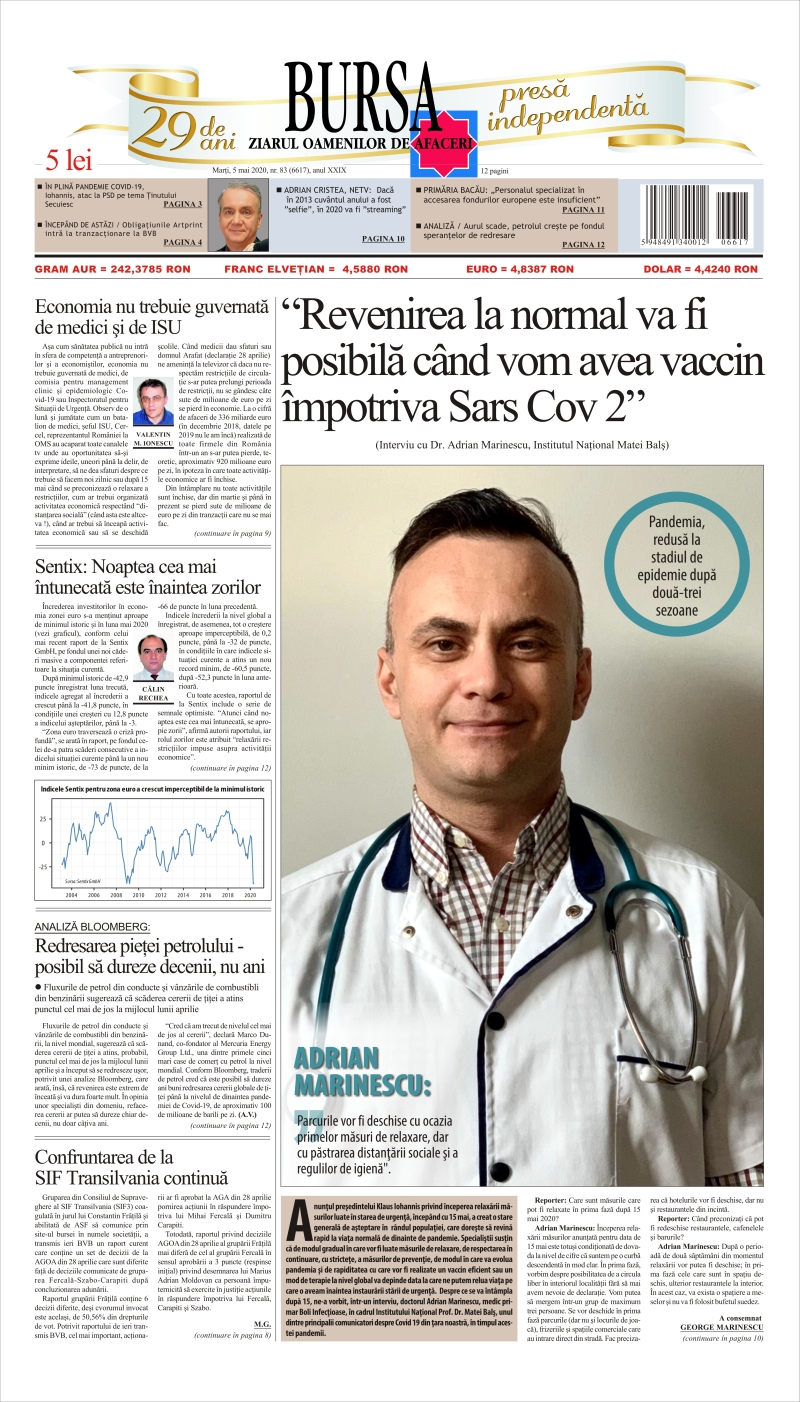 Ediţia din 01.05.2025