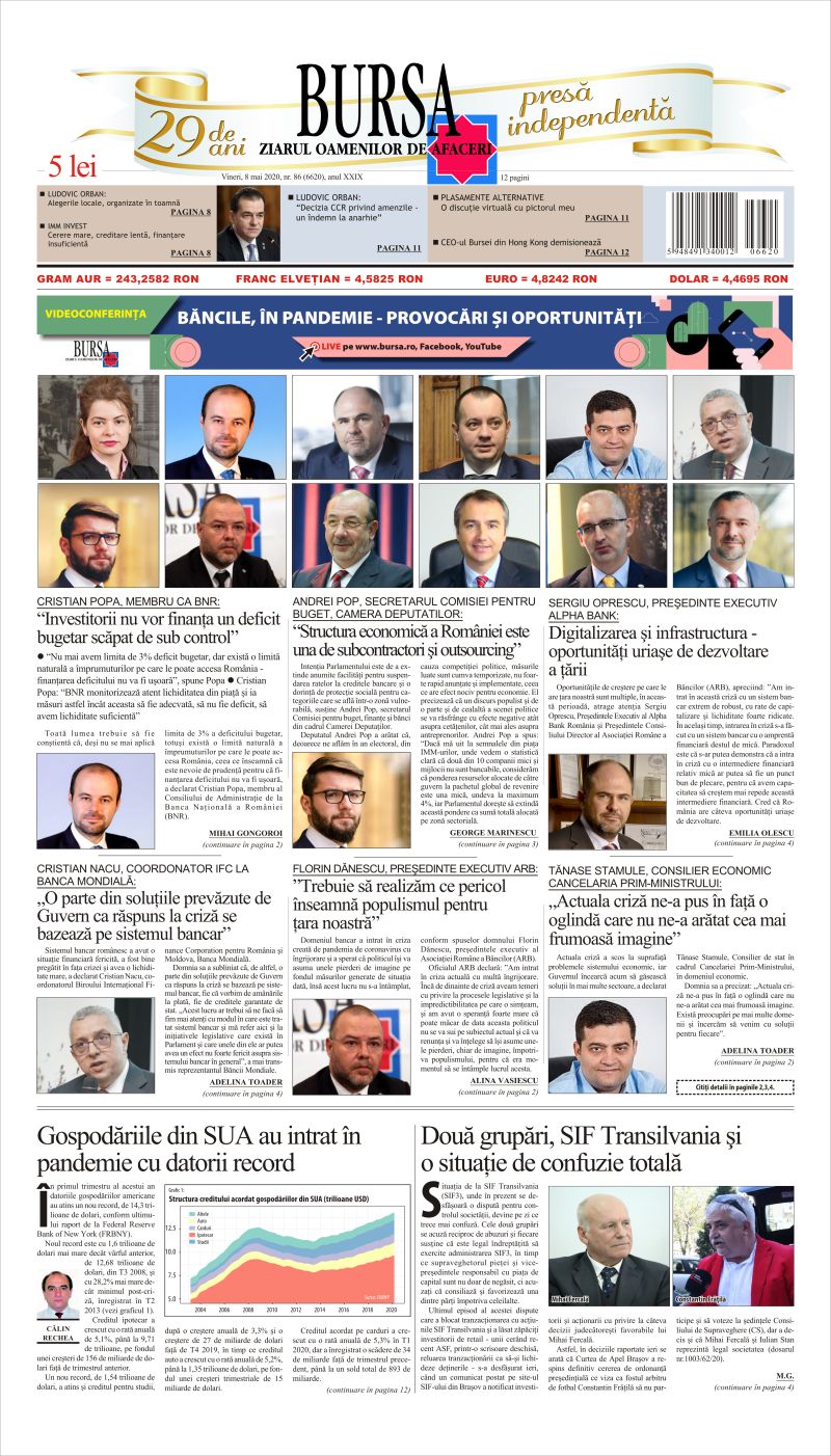 Ediţia din 08.05.2020
