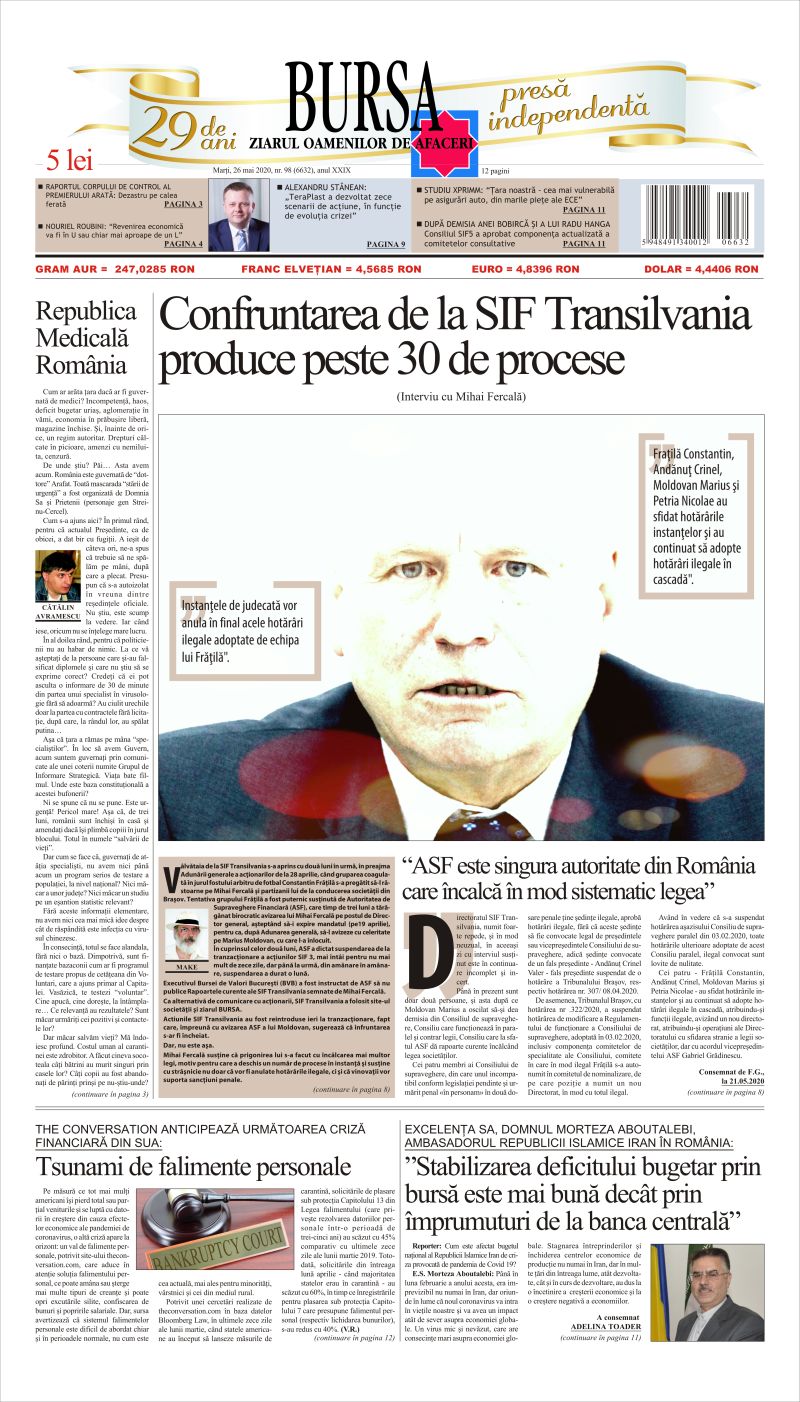 Ediţia din 01.05.2025